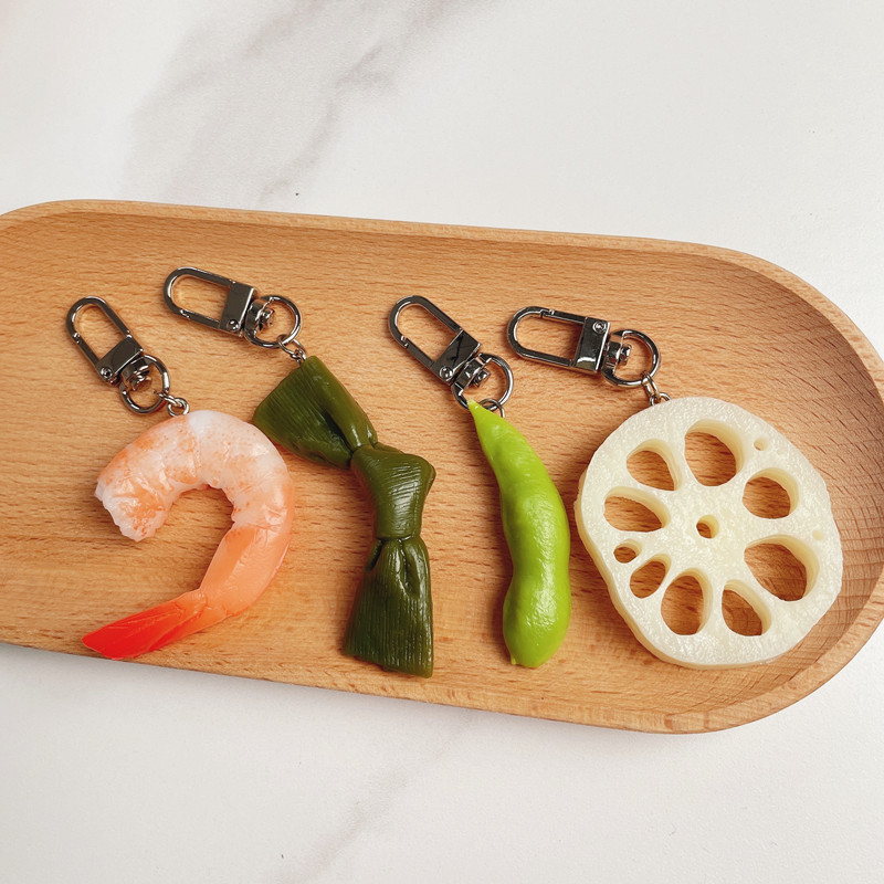 Simulation Food Keychain Brais - Baby Food Shrimp บทวิจารณ์และราคา