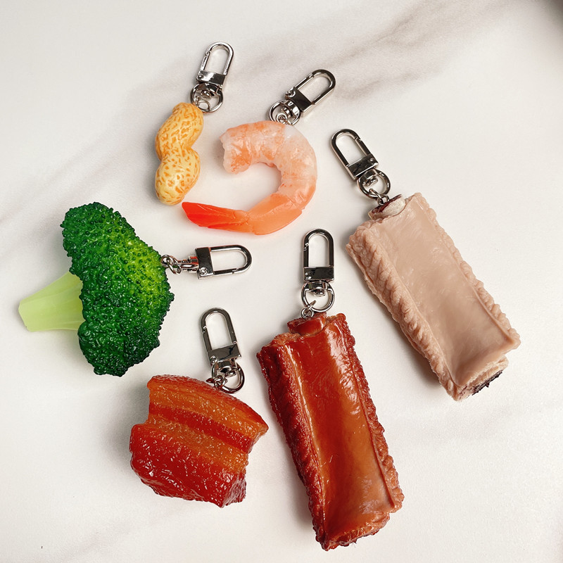 Simulation Food Keychain Brais - Baby Food Shrimp บทวิจารณ์และราคา